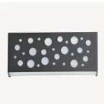 وحدة إضاءة  خارجية، لون أسود، مقاس 27 × 11 × 7.8 سم 