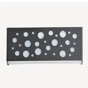 Outdoor Wall Mounted Lighting Unit 27 x 11 x 7.8 cm, Black | Abyat Company