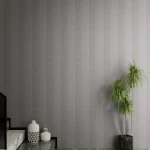 Striped Wall Decoration, Size 10 mx50 cm, gray Color