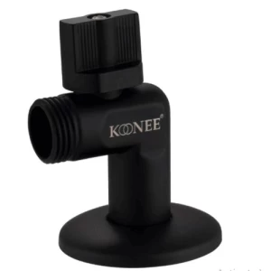 Metal Angle Shut-off Valve 1/2 inch Matte Black | Alsaggaf company