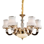 Luxury Crystal Chandelier, 103 cm Length, 66 cm Width, Gold