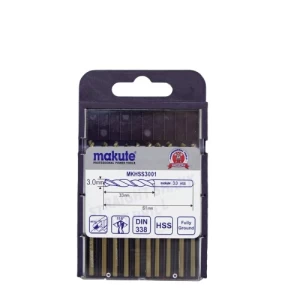 Makute Iron Bits Set Size 3mm, 10 Pieces, Iron Material | Makute