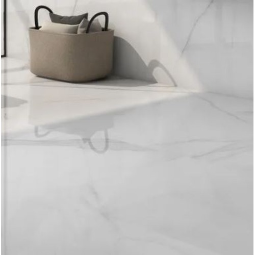 Porcelain Floor Tiles Height 0.9 cm Size 120×120 cm White Color, Athens Model | Abyat Company
