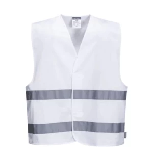 Safety Coat Size XXXXL, Weight 120 g, White Polyester | Advanced Castle