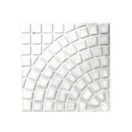 بلاط أسمنت، طول 40 سم × عرض 40 سم × ارتفاع 4 سم، لون أبيض | وسد للصناعة