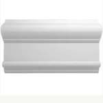 Foam Wall Frames, 9 cm Height, 3 cm Thickness, 2.44 m Length, White Color | Zakharef Company