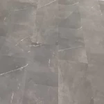 أرضيات SPC رخامية، طول 61 سم، عرض 30.5 سم، لون رمادي داكن