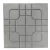 Decorative Tile for Flooring with Geometric Shapes, Size 40x40x4 cm, Cement Color | Al Sarif Company