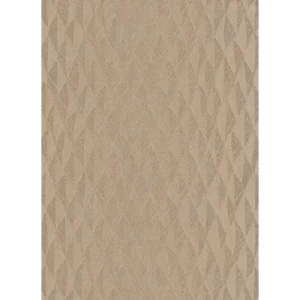 German Geometric Wallpaper 10m x 0.53m Dark Beige, Model 10049-30 | Balbaid Decor Company