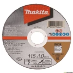 Depressed center cutting disc, size 115 x 1 x 22 mm, Makita brand, model E-03034