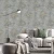 Vinyl wallpaper, patterned design, size 15.6 m x 100 cm, gray color with brown and blue patterns