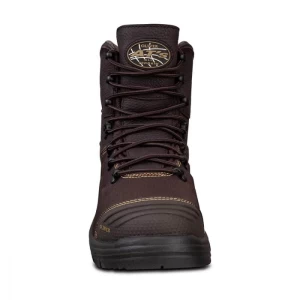 Oliver Work Shoes Size 14, 6 Inch Nubuck Leather, Brown, Waterproof | Reda Safe