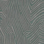 ورق جداري كلاسيكي غلاف فينيل، طول 15.6م، عرض 106 سم، لون بني على اخضر 