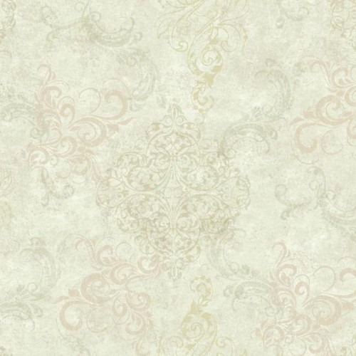 American Wallpaper Classic Design Beige Color, Size 10mx0.53m, Model TB4242 | Balbaid Decor Company