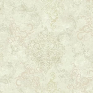 ورق حائط امريكي تصميم كلاسيك لون بيج، مقاس 10 م×0.53 م، موديل TB4242 | شركة بالبيد للديكور