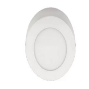 Surface Round LED Panel 100mm, Aluminum Body, 110/220V, 6500K, 6W | Alshmmla Light