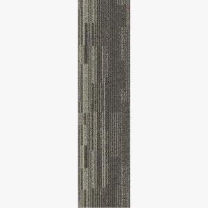 شرائح موكيت مكتبي 100×25 سم، سمك 7 ملم، رمادي غامق مع عزل PVC | موديل 2643