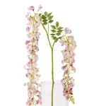  زهور صناعية وستاريا، مقاس 134 سم، لون وردى