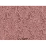 Patterned Wall Covering, Dark Red Color, Length 10m, Width 1.06m, Model Z21806 