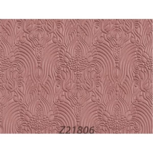 Patterned Wall Covering 10m x 1.06m Dark Red, Model Z21806 | Balbaid Decor Company