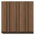ألواح ديكور بديل خشب 3D PS، مقاس 12×120×2900 مم، بني، موديل PS-IC50201