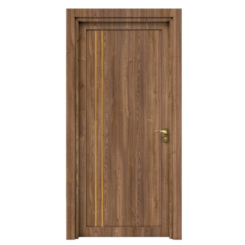 Premium Wooden Door 235x115 cm, 6 cm Thickness, Light Brown | GM02