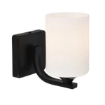 Modern LED Wall Light, Black and White Color, 8 cm Height, 45 cm Length