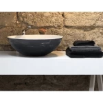 Ceramic Counter Top WashBasin Basin Surface 46x15 cm, Matte Black Color