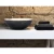 Ceramic Counter Top WashBasin Basin Surface 46x15 cm, Matte Black Color
