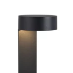 Modern LED Wall Mounted Lighting Unit for Outdoor Use, Size 9×19.5 ×9 cm, Black Color