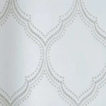 ورق جدران فينيل، تصميم نقشات، مقاس 15.6 م×106 سم، لون ذهبي مع رمادي 