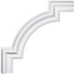 Engraved PU Foam Ceiling Decorations, Size 26x26 cm, white color | Zakharef Company