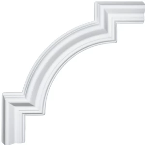 Engraved PU Foam Ceiling Decorations 26x26 cm, White Color | Zakharef Company