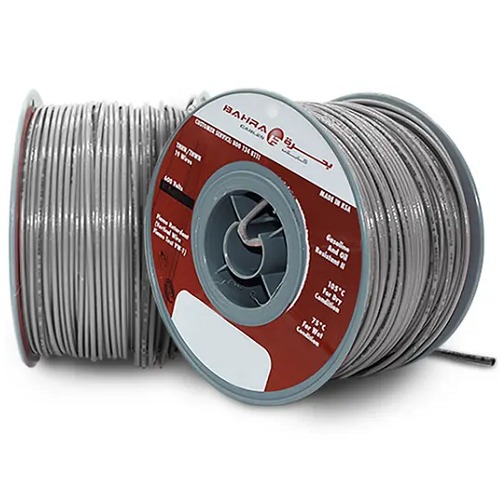 Wire THHN American Building Bahra, 600 Volt, 12 AWG, Stranded Copper, PVC Insulated, Nylon Jacket, Gray