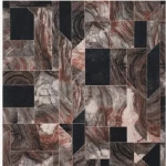 ورق جداري حجري بلجيكي مقاس 10 م× 0.53 م، لون بني.