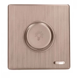 Dimmer Switch 300 Watt Capacity 220 Volt, Size 7×7 cm, Matte Gray | Matkel Store