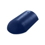 Concrete Roof Tile End Corner, Size 485x240 mm, Navy Blue Gloss Color | Al Diar Al Ateeqah