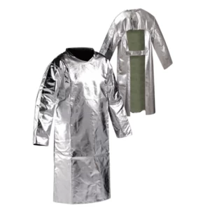 Aluminum Heat Resistant Protective Coat Size 58, Weight 400 g/m², Height 130cm | Reda Safe