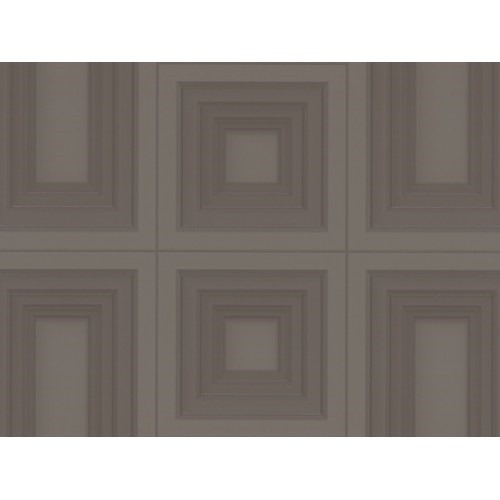 Geometric Wallpaper 10m×1.06m Dark Brown Color, Model Z46028 | Balbaid Decor Company