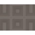 Geometric WallPaper, Dark Brown Color, Size 10m×1.06m, Model Z46028  