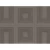 Geometric WallPaper, Dark Brown Color, Size 10m×1.06m, Model Z46028  