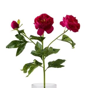 Artificial Peony Flowers 76 cm Length, Pink Color | 
