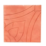 Decorative Wall Tiles With Unique Designs, Size 40X40 cm, Height 5 cm, Light red color | Al-Sarif Company