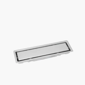 صفاية مستطيلة للتصريف 30×6 سم، لون كروم | N116.504