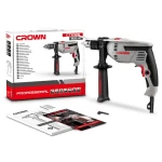 Electric Hammer Drill 750 Watt Capacity/Steel 13 mm  Crown CT10129   