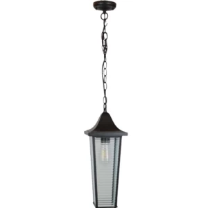 Outdoor Wall Lighting Lantern 44x18 cm, Black Color | Matkel Store