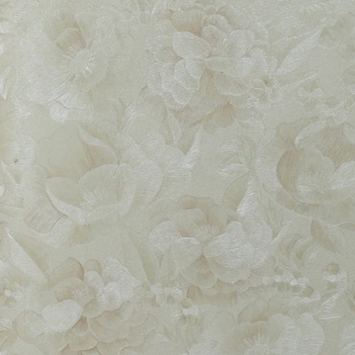 Floral Wallpaper 15.6m×106cm Brown on Grey, Roll | Luxury line