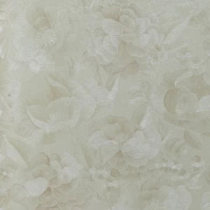Floral Wallpaper 15.6m×106cm Brown on Grey, Roll | Luxury line