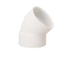 كوع بلاستيك جدول 40 زاويه °45 أبلكو المقاس 8 إنش اللون أبيض