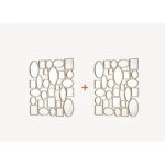 مرايا ديكور، لون ذهبي، تصميم جزيرة